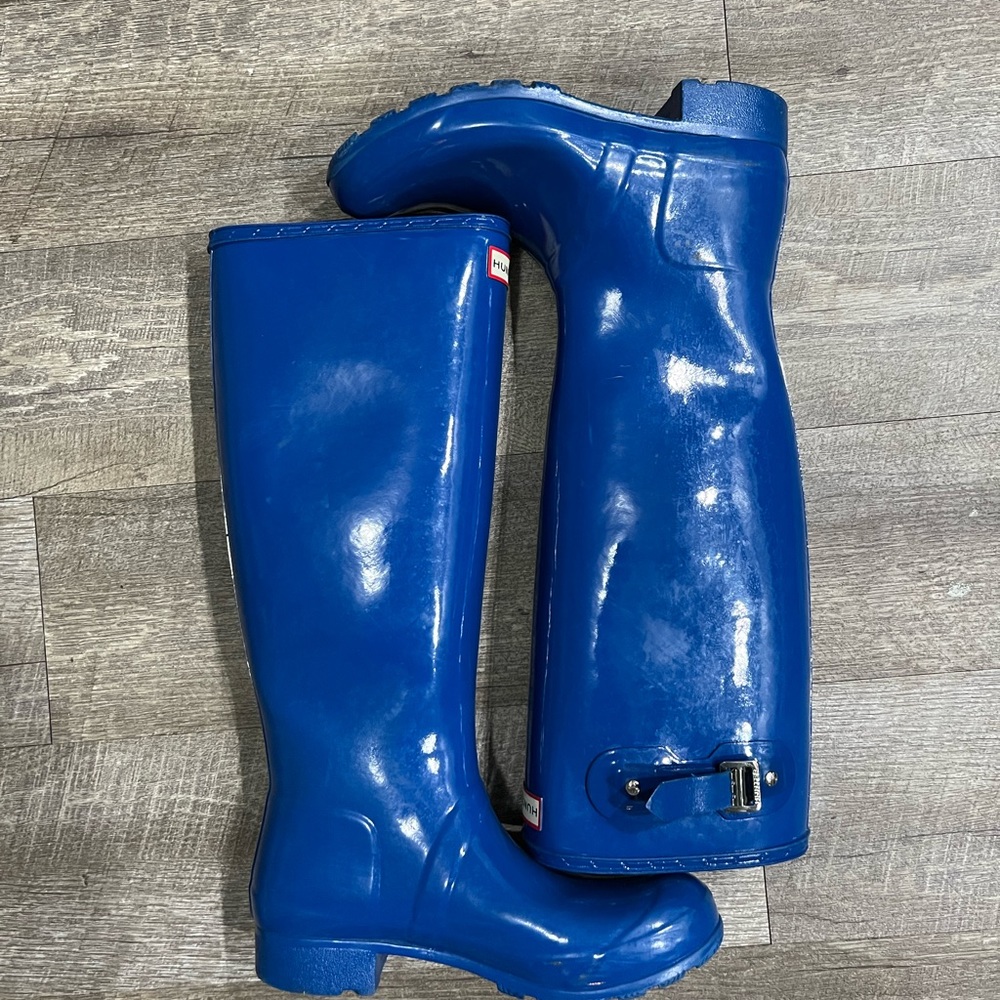 Knee high hunter boots